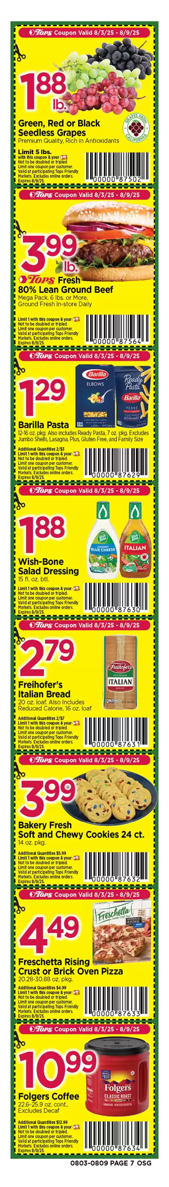 Tops catalogue | Super Coupons! | 2025-08-03T00:00:00.000Z - 2025-08-09T00:00:00.000Z