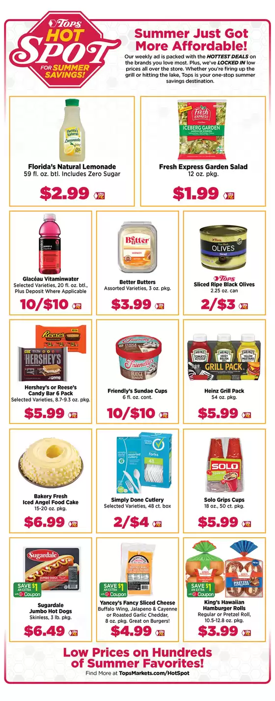 Tops catalogue | Lower Prices on Summer Favorites | 2025-08-03T00:00:00.000Z - 2025-08-09T00:00:00.000Z