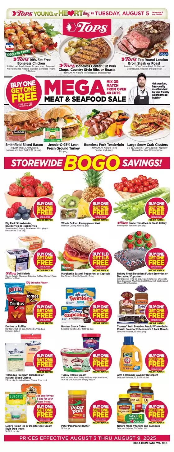 Tops catalogue | Storewide BOGO Sale! | 2025-08-03T00:00:00.000Z - 2025-08-09T00:00:00.000Z