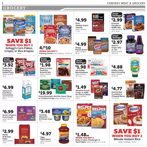 Wide range of offers