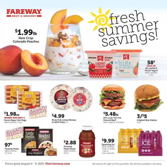 Fareway catalogue in Valrico FL | Our best offers for you | 2025-08-04T00:00:00.000Z - 2025-08-09T00:00:00.000Z