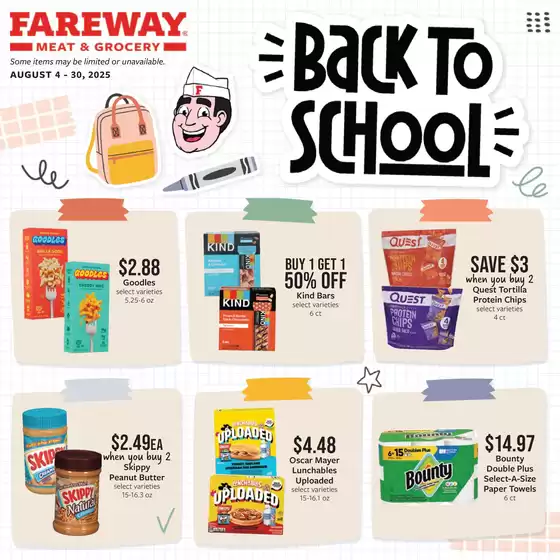 Fareway catalogue in Valrico FL | Top offers for all bargain hunters | 2025-08-04T00:00:00.000Z - 2025-08-30T00:00:00.000Z