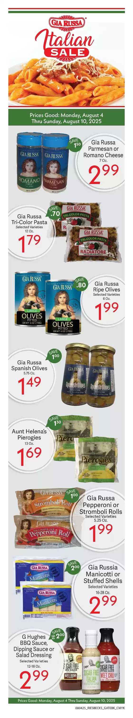 Current special promotions