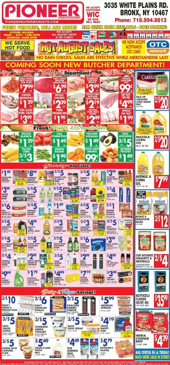 Pioneer Supermarkets catalogue in New Paltz NY | Our best offers for you | 2025-08-03T00:00:00.000Z - 2025-08-09T00:00:00.000Z
