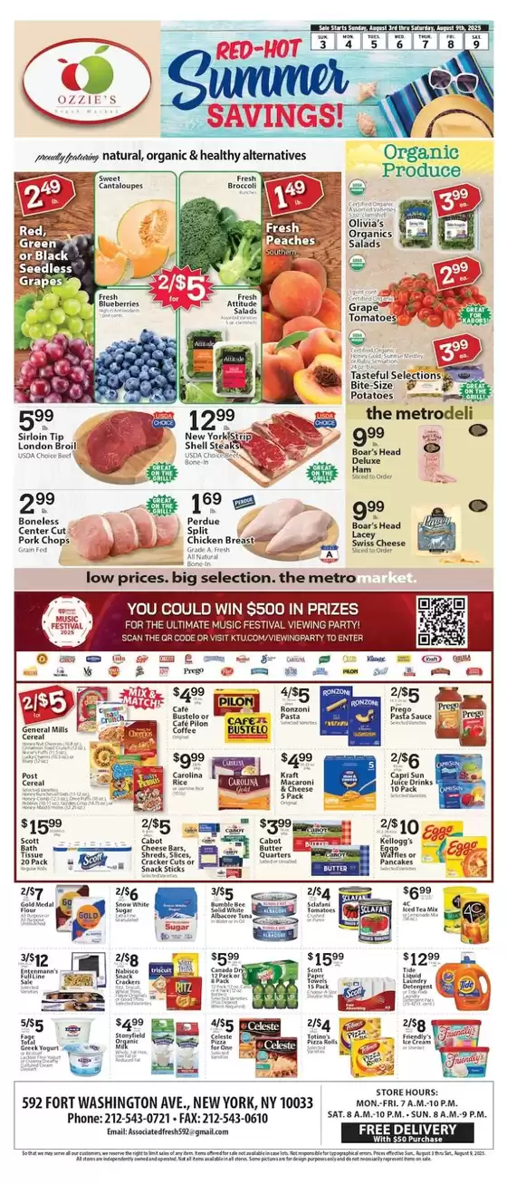 Associated catalogue in Harlem NY | Current deals and offers | 2025-08-03T00:00:00.000Z - 2025-08-09T00:00:00.000Z