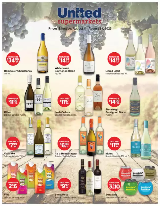 United Supermarkets catalogue in Selinsgrove PA | 08042025_WTX_USM | 2025-08-04T00:00:00.000Z - 2025-08-31T00:00:00.000Z
