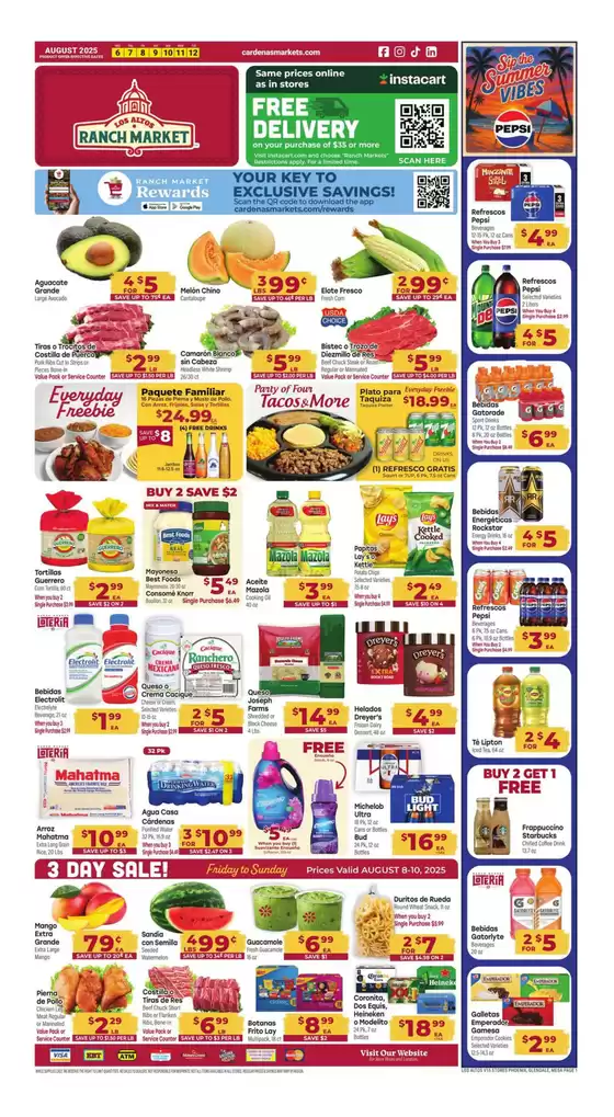 Los Altos Ranch Market catalogue in Saint Marys WV | Discover attractive offers | 2025-08-06T00:00:00.000Z - 2025-08-12T00:00:00.000Z