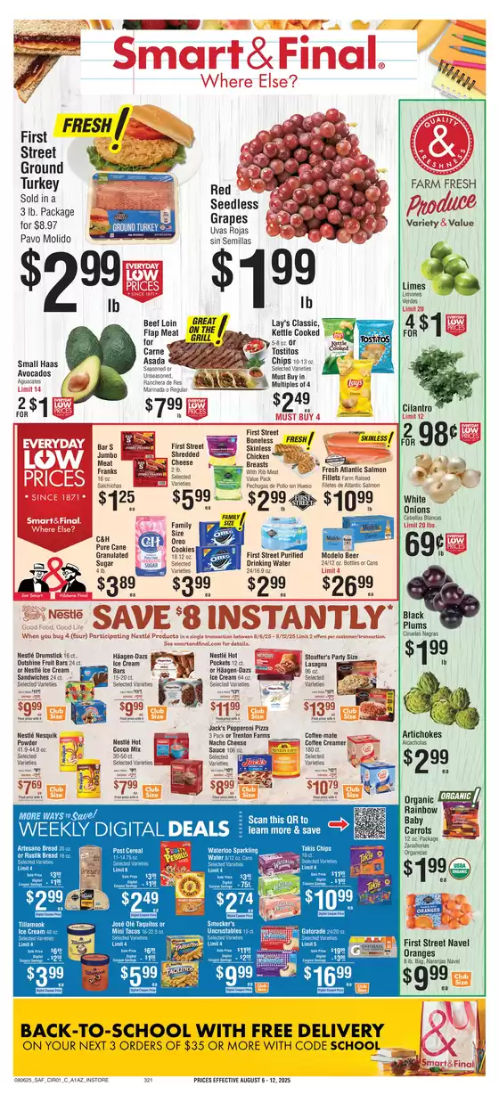 Smart & Final catalogue in Palmdale CA | Our best offers for you | 2025-08-05T00:00:00.000Z - 2025-08-07T00:00:00.000Z