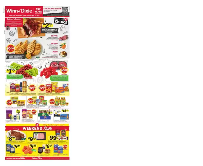 Winn Dixie catalogue in Palmdale CA | Top deals and discounts | 2025-08-06T00:00:00.000Z - 2025-08-12T00:00:00.000Z