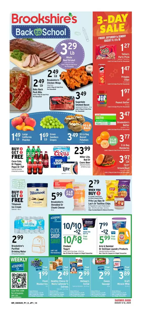 Brookshire's catalogue in Lenoir City TN | Save now with our deals | 2025-08-06T00:00:00.000Z - 2025-08-12T00:00:00.000Z