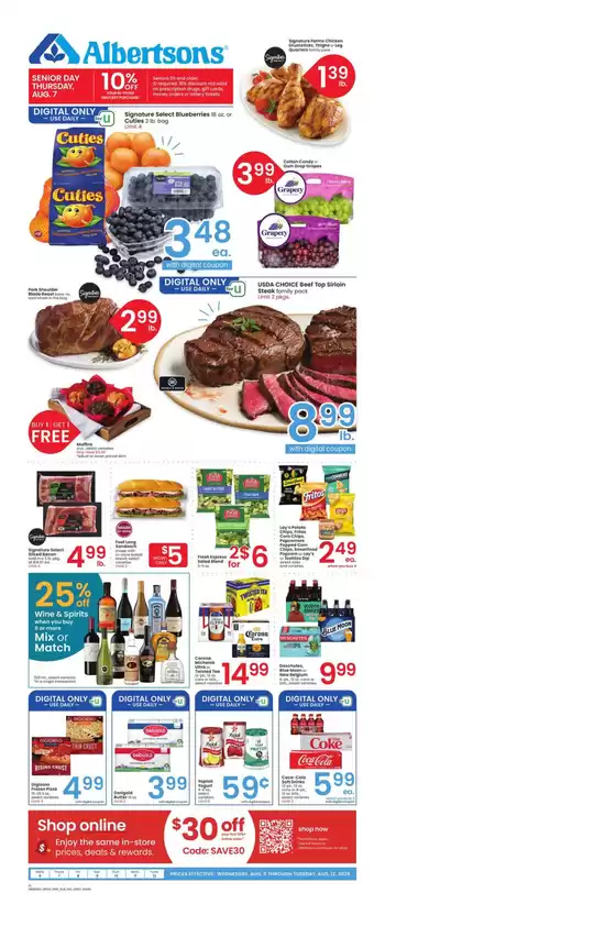 Albertsons catalogue in Pleasantville NJ | Great offer for all customers | 2025-08-06T00:00:00.000Z - 2025-08-12T00:00:00.000Z