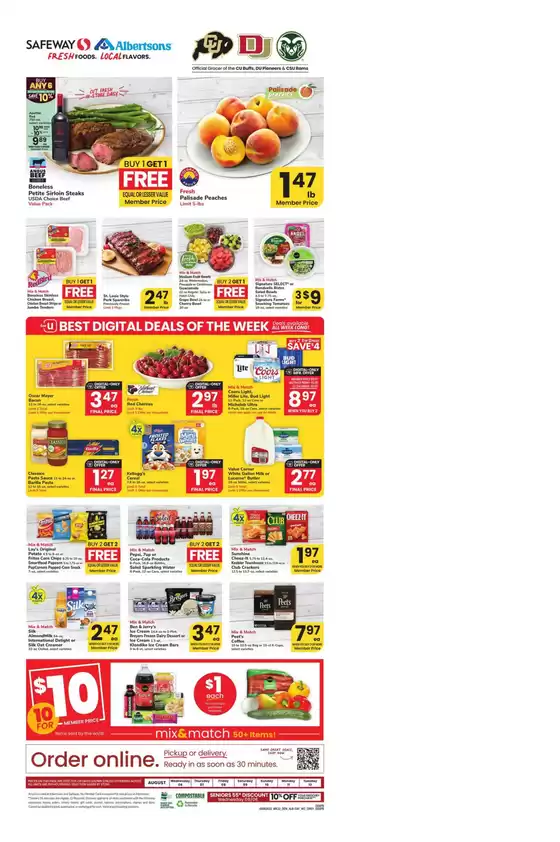 Albertsons catalogue in Wenham MA | Top deals and discounts | 2025-08-06T00:00:00.000Z - 2025-08-12T00:00:00.000Z