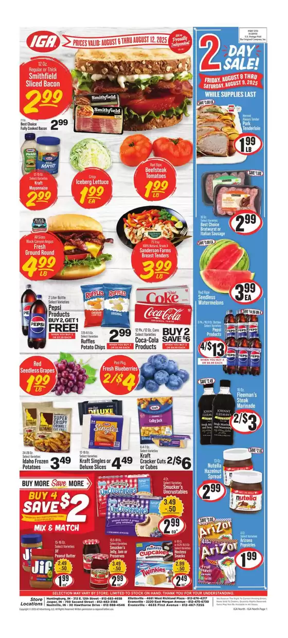 IGA catalogue in Alpena MI | Top offers for smart savers | 2025-08-06T00:00:00.000Z - 2025-08-12T00:00:00.000Z