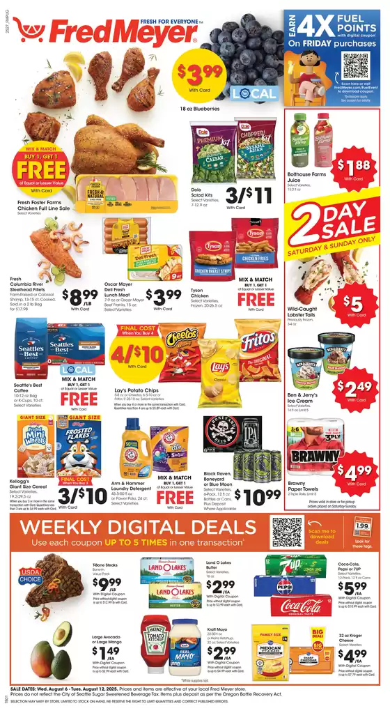 Fred Meyer catalogue in Lake Wales FL | Exclusive bargains | 2025-08-06T00:00:00.000Z - 2025-08-12T00:00:00.000Z