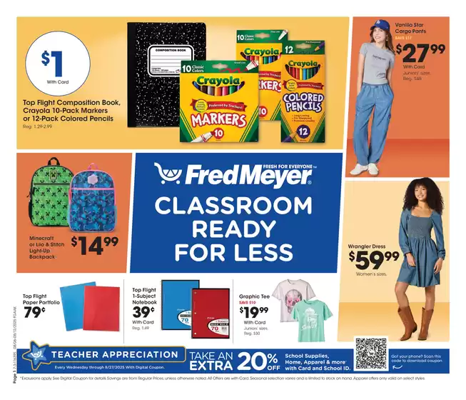 Fred Meyer catalogue in Egg Harbor Township NJ | Great discounts on selected products | 2025-08-06T00:00:00.000Z - 2025-08-12T00:00:00.000Z