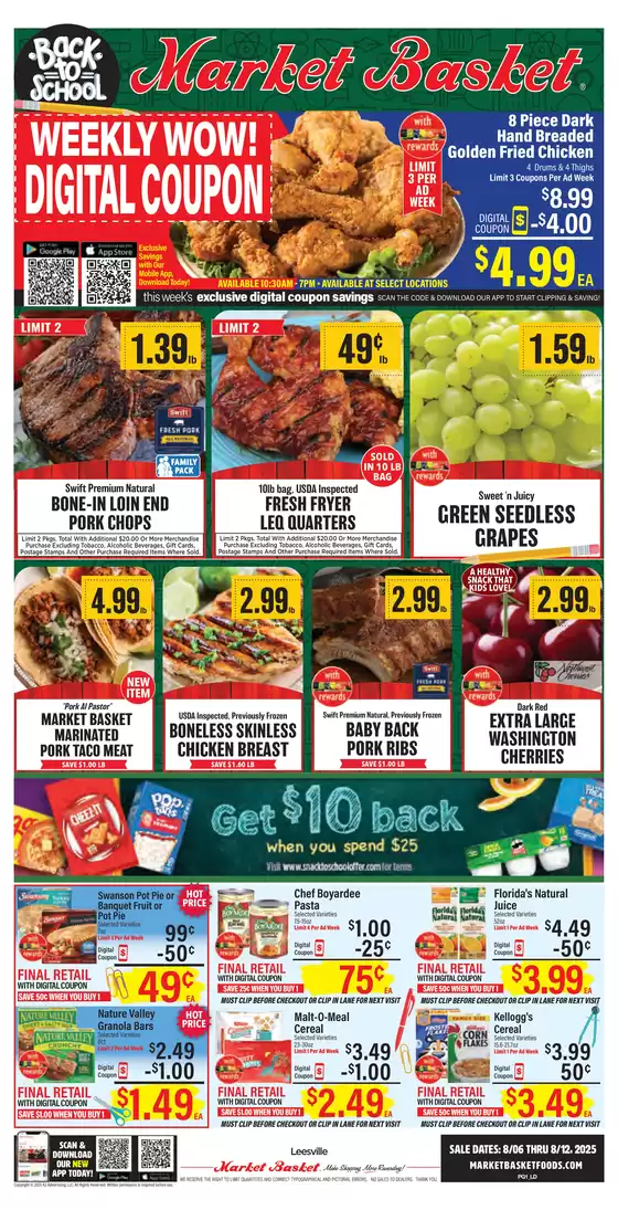 Market Basket catalogue in Rindge NH | Current deals and offers | 2025-08-06T00:00:00.000Z - 2025-08-12T00:00:00.000Z