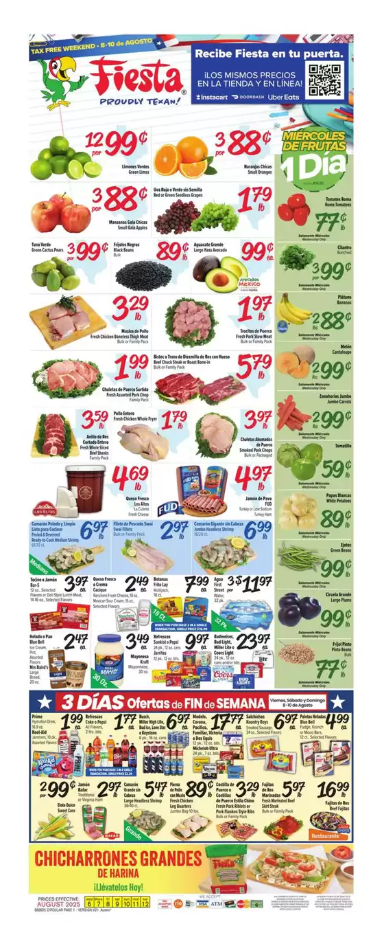 Fiesta Mart catalogue in Oshkosh WI | Our best bargains | 2025-08-06T00:00:00.000Z - 2025-08-12T00:00:00.000Z