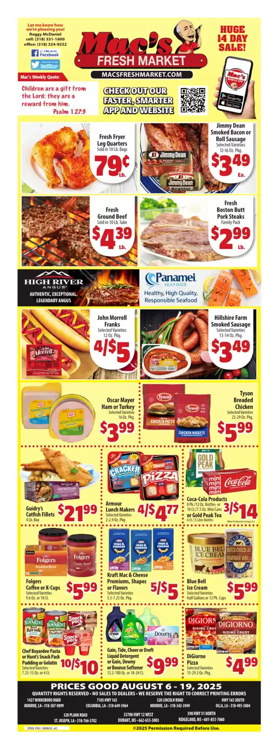 Mac's Market catalogue in Washingtonville NY | Mac's Market Weekly ad | 2025-08-06T00:00:00.000Z - 2025-08-19T00:00:00.000Z