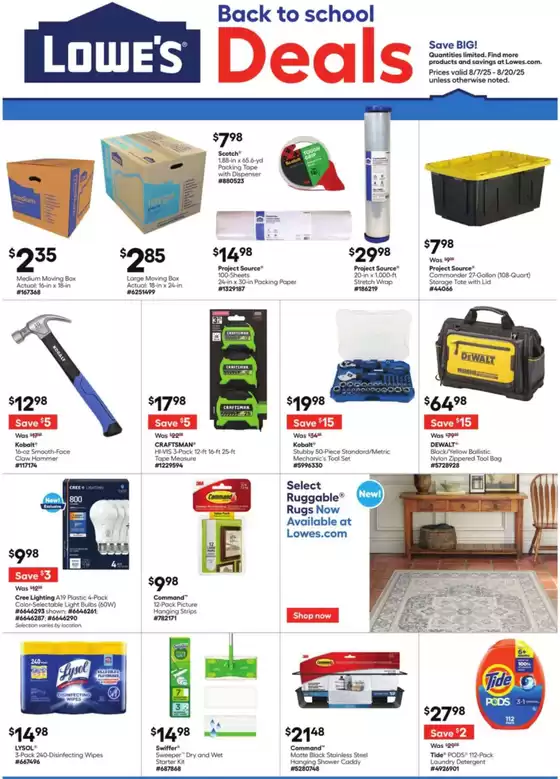 Current deals and offers
