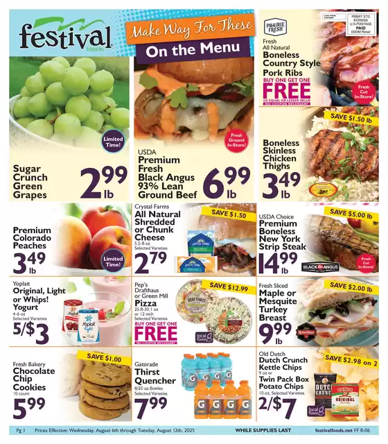 Festival Foods catalogue in Moscow ID | Festival Foods weekly ad | 2025-08-06T00:00:00.000Z - 2025-08-12T00:00:00.000Z