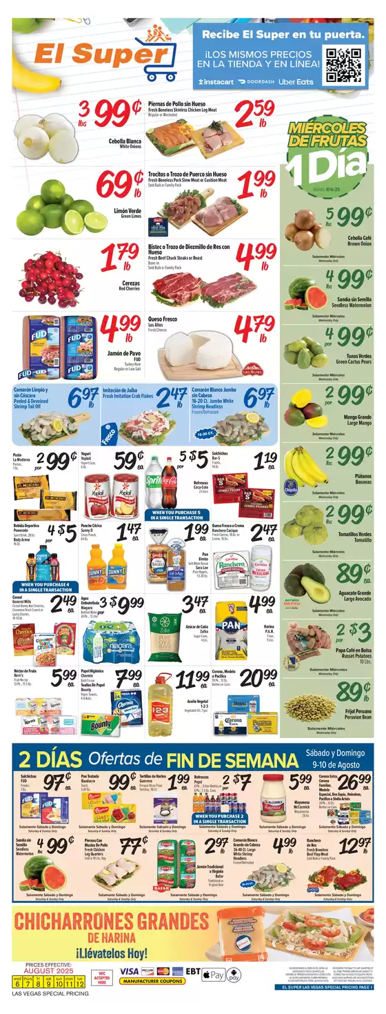 El Super catalogue in Moscow ID | Current bargains and offers | 2025-08-06T00:00:00.000Z - 2025-08-12T00:00:00.000Z