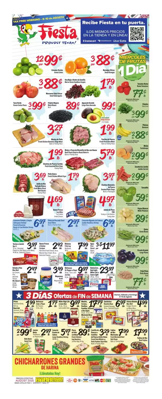 Fiesta Mart catalogue in Rancho Palos Verdes CA | Exclusive deals and bargains | 2025-08-06T00:00:00.000Z - 2025-08-12T00:00:00.000Z