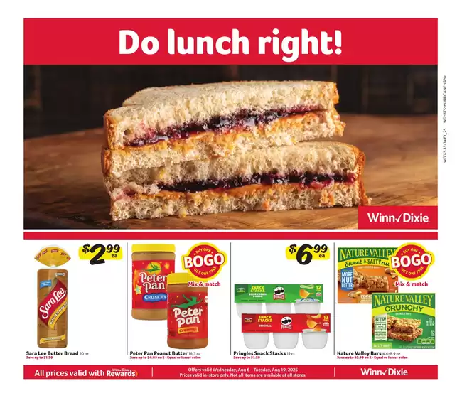 Winn Dixie catalogue in Tallahassee FL | Exclusive deals for our customers | 2025-08-06T00:00:00.000Z - 2025-08-19T00:00:00.000Z