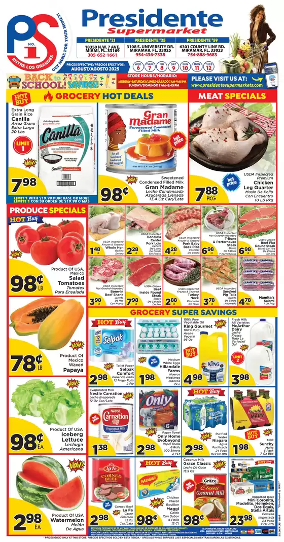 Presidente catalogue in Paragould AR | Top offers for all bargain hunters | 2025-08-01T00:00:00.000Z - 2025-08-31T00:00:00.000Z