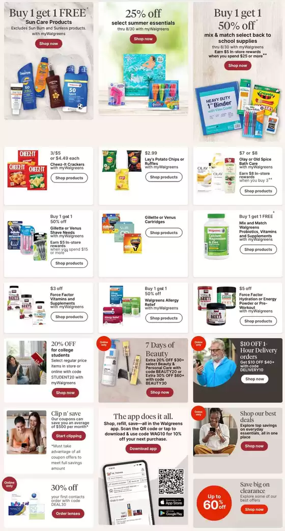 Special offers for you
