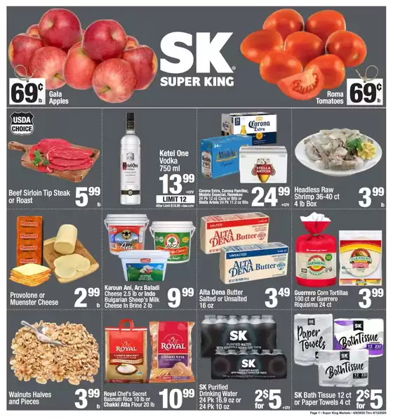 Weekly add Super King Markets