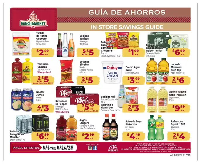 Los Altos Ranch Market catalogue in Santa Barbara CA | Current deals and offers | 2025-08-06T00:00:00.000Z - 2025-08-26T00:00:00.000Z