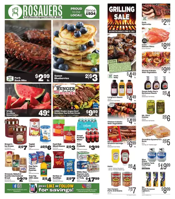 Rosauers catalogue in Soledad CA | Current bargains and offers | 2025-08-06T00:00:00.000Z - 2025-08-12T00:00:00.000Z