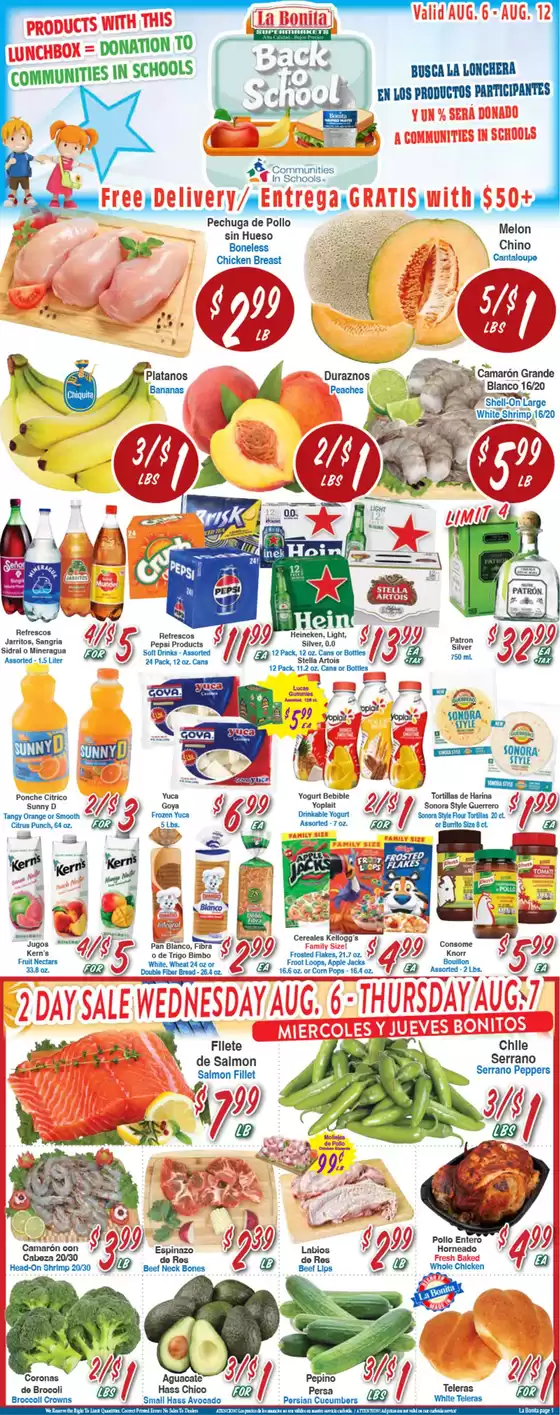 La Bonita Supermarkets catalogue in Grandview MO | Top offers for all bargain hunters | 2025-08-06T00:00:00.000Z - 2025-08-12T00:00:00.000Z