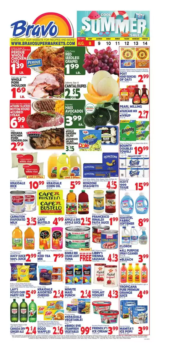 Bravo Supermarkets catalogue in Lawrenceburg KY | Attractive special offers for everyone | 2025-08-08T00:00:00.000Z - 2025-08-14T00:00:00.000Z