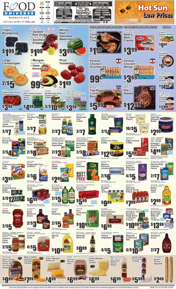 Food Universe catalogue in Terrell TX | Discounts and promotions | 2025-08-08T00:00:00.000Z - 2025-08-14T00:00:00.000Z