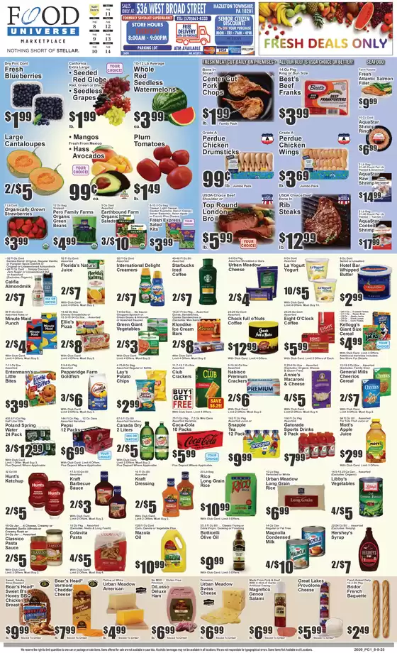 Food Universe catalogue in Battle Ground WA | Top deals and discounts | 2025-08-08T00:00:00.000Z - 2025-08-14T00:00:00.000Z