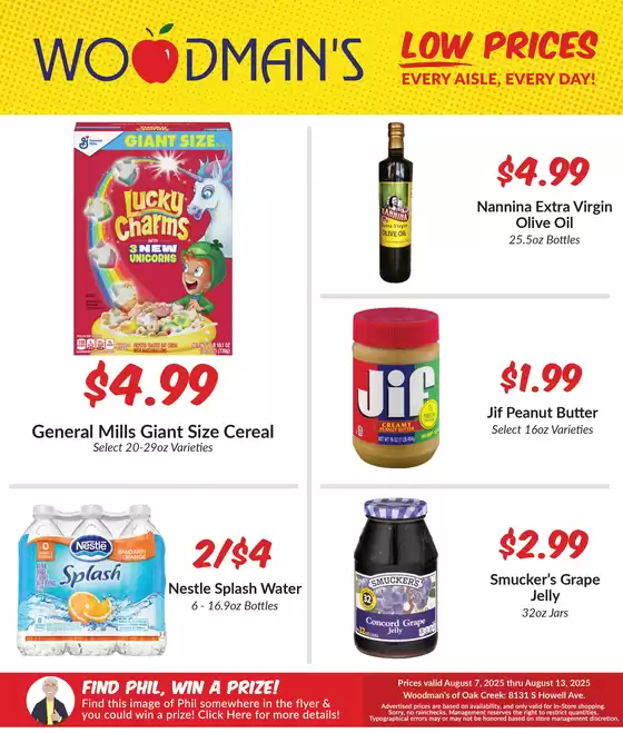 Woodman's catalogue in Inola OK | Top deals for all customers | 2025-08-07T00:00:00.000Z - 2025-08-13T00:00:00.000Z