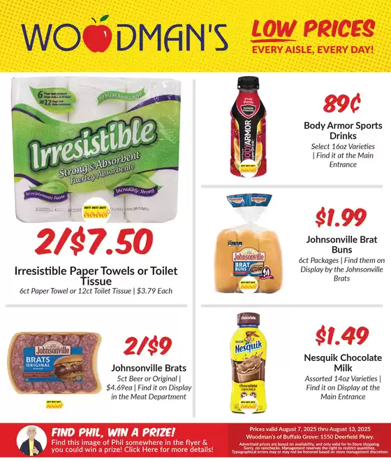 Woodman's catalogue in Bennettsville SC | Discover attractive offers | 2025-08-07T00:00:00.000Z - 2025-08-13T00:00:00.000Z