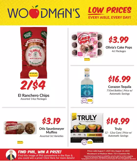 Woodman's catalogue in Inola OK | Current bargains and offers | 2025-08-07T00:00:00.000Z - 2025-08-13T00:00:00.000Z