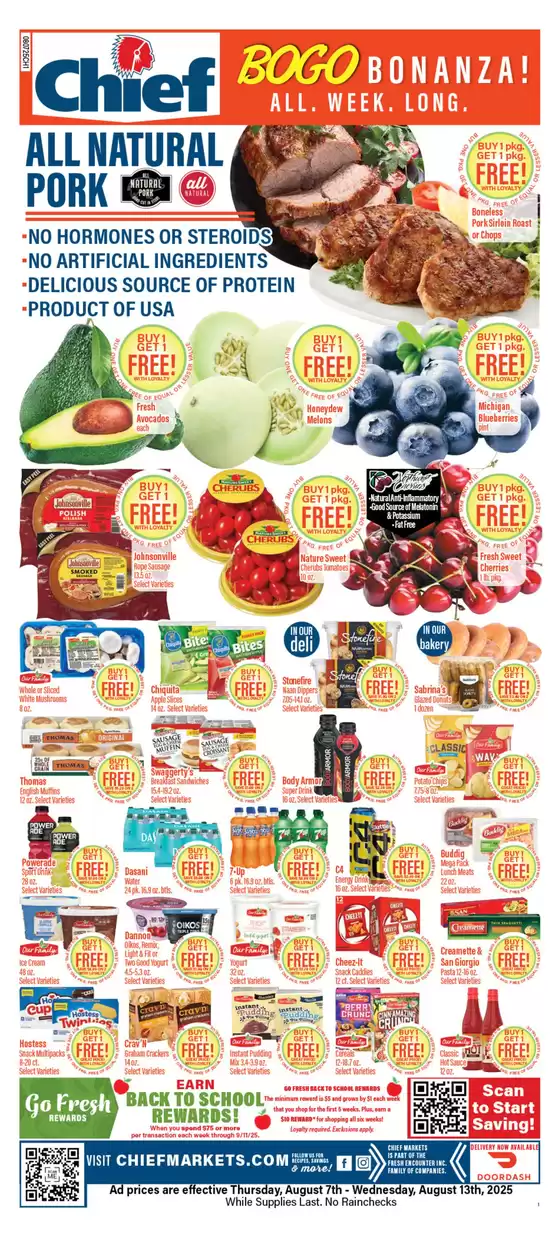 Chief Supermarket catalogue in Battle Ground WA | Great offer for all customers | 2025-08-07T00:00:00.000Z - 2025-08-13T00:00:00.000Z