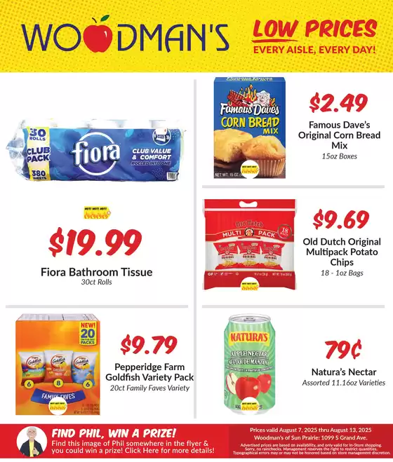 Woodman's catalogue in Inola OK | Offers for bargain hunters | 2025-08-07T00:00:00.000Z - 2025-08-13T00:00:00.000Z