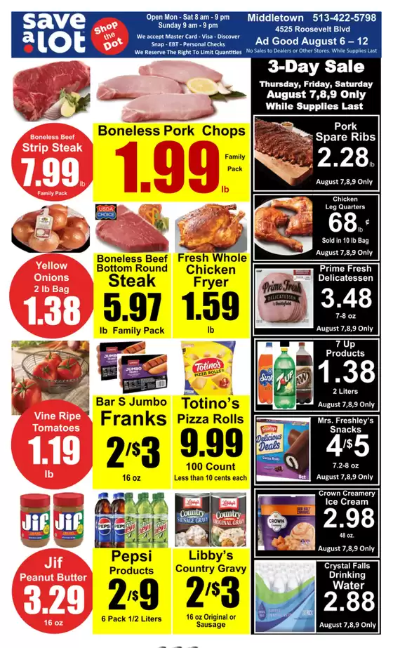 Save a Lot catalogue in Superior CO | Current special promotions | 2025-08-06T00:00:00.000Z - 2025-08-12T00:00:00.000Z