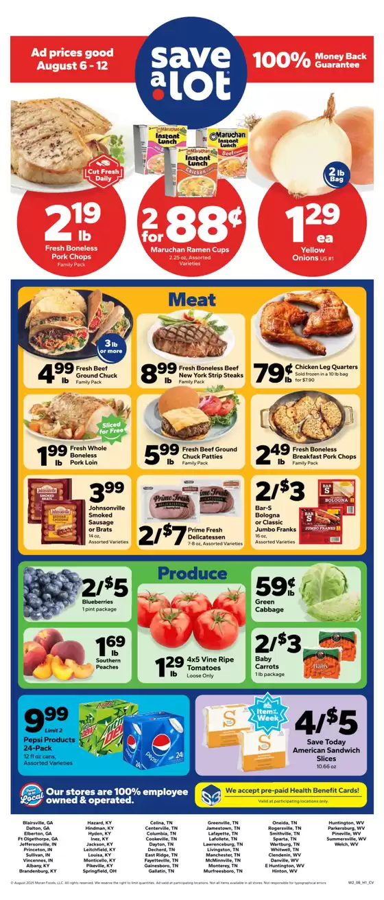 Save a Lot catalogue in Superior CO | Our best bargains | 2025-08-06T00:00:00.000Z - 2025-08-12T00:00:00.000Z