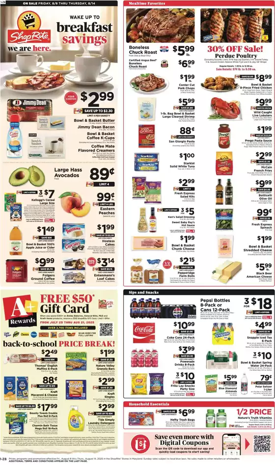 ShopRite catalogue in Southport NC | Weekly Ads ShopRite | 2025-08-08T00:00:00.000Z - 2025-08-14T00:00:00.000Z