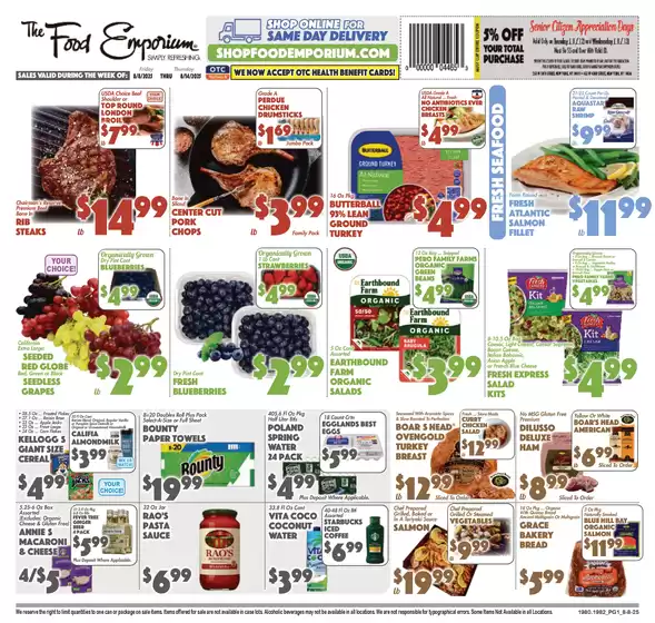 The Food Emporium catalogue | Top offers for all bargain hunters | 2025-08-08T00:00:00.000Z - 2025-08-14T00:00:00.000Z