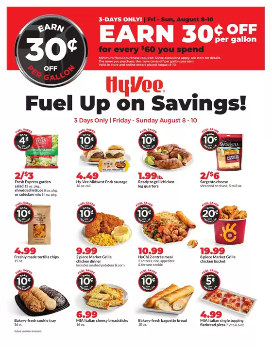 Hy-Vee catalogue in Mankato MN | Special Sales | 2025-08-08T00:00:00.000Z - 2025-08-10T00:00:00.000Z