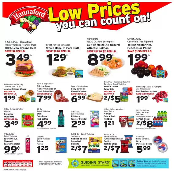 Hannaford catalogue in Hillsboro OH | Exclusive deals and bargains | 2025-08-10T00:00:00.000Z - 2025-08-16T00:00:00.000Z