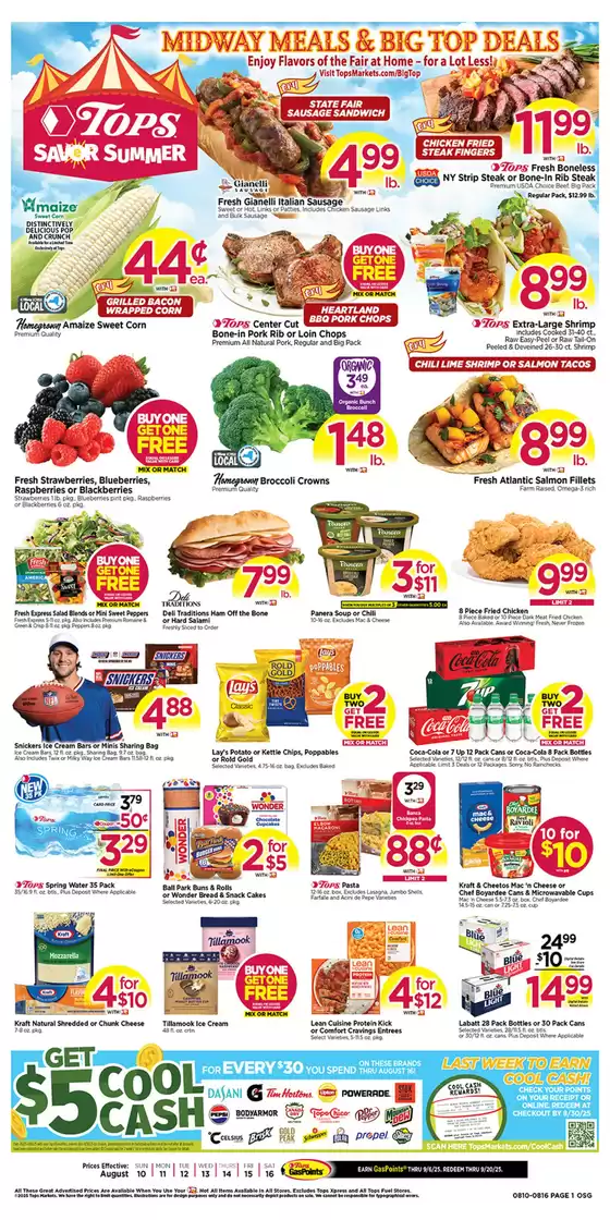 Tops catalogue in Green Valley AZ | Weekly Specials | 2025-08-10T00:00:00.000Z - 2025-08-16T00:00:00.000Z
