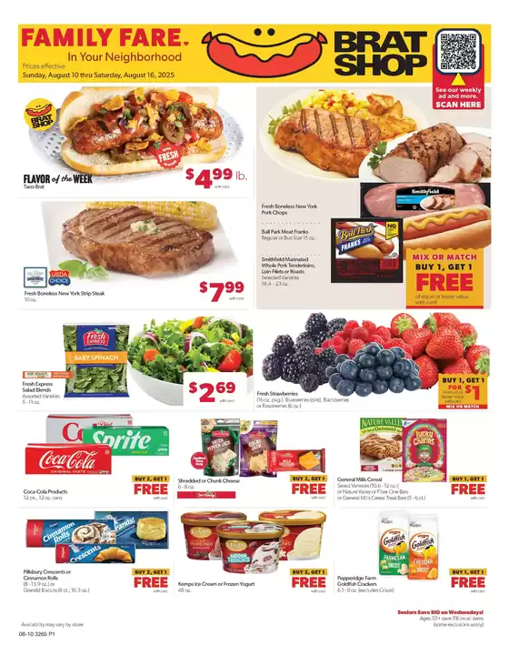 Family Fare catalogue in Dallas OR | Current special promotions | 2025-08-10T00:00:00.000Z - 2025-08-16T00:00:00.000Z