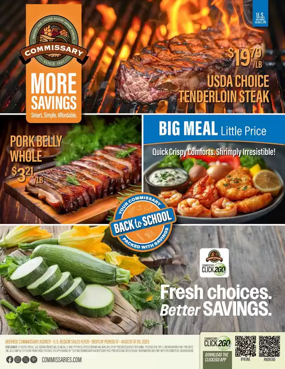 Commissary catalogue in Karns TN | Flyer Commissary | 2025-08-11T00:00:00.000Z - 2025-08-24T00:00:00.000Z